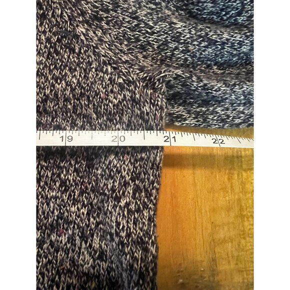 ModCloth Women's‎ Blue Marbled Button Down Back Sweater XL - Picture 7 of 7